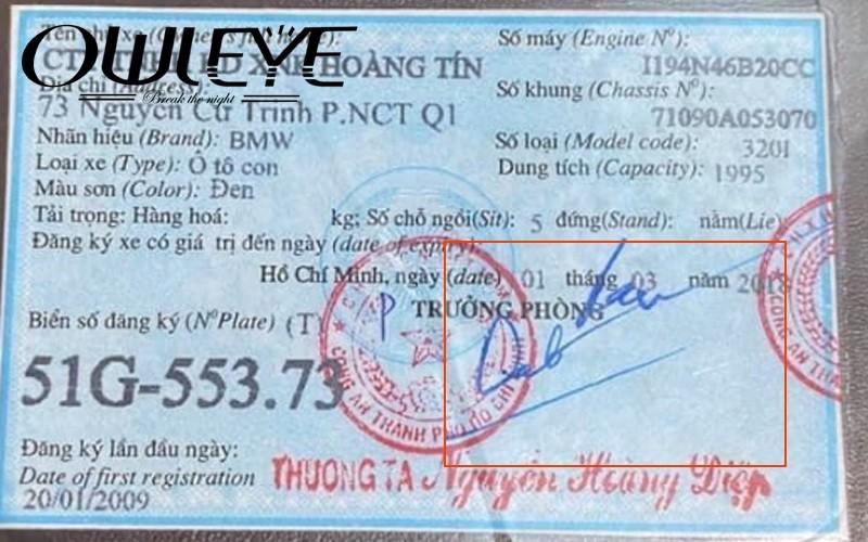 8 cách phân biệt đăng ký xe thật và giả chính xác nhất hiện nay